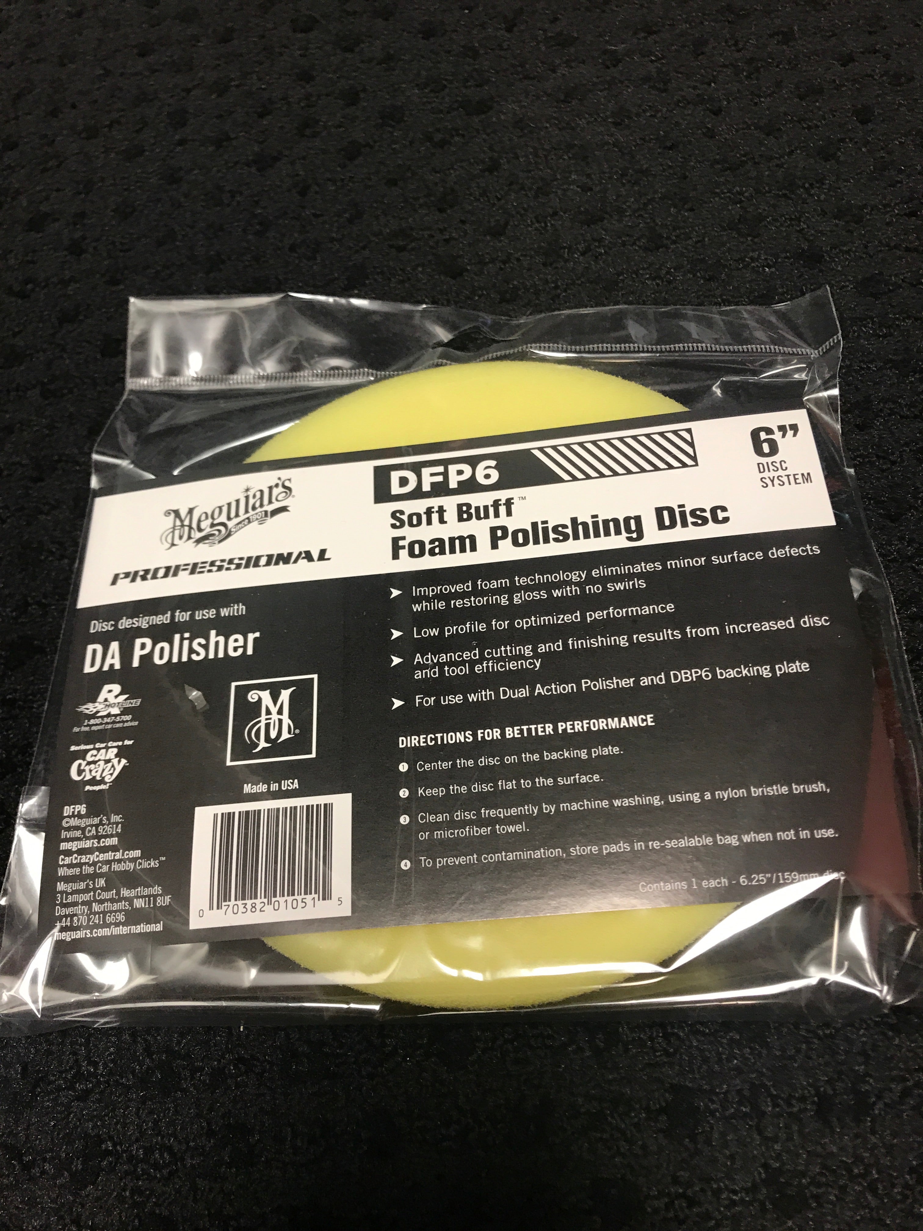 Meguiar's Soft Buff DA Foam Polishing Disc – Carolina Detail Supply